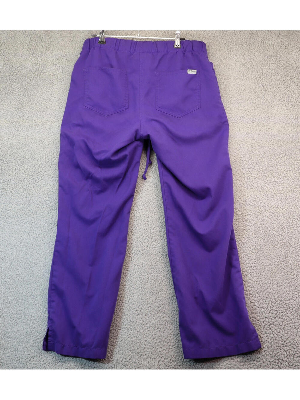 Greys Anatomy Scrub Pants purple Small bottoms SP wide leg